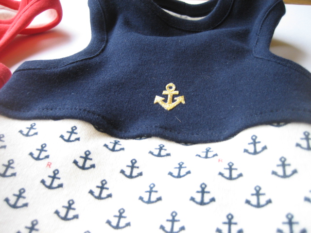 イカリタンク　Navy & Red