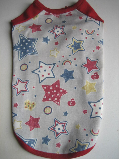 ポップ☆柄TEE　レッド