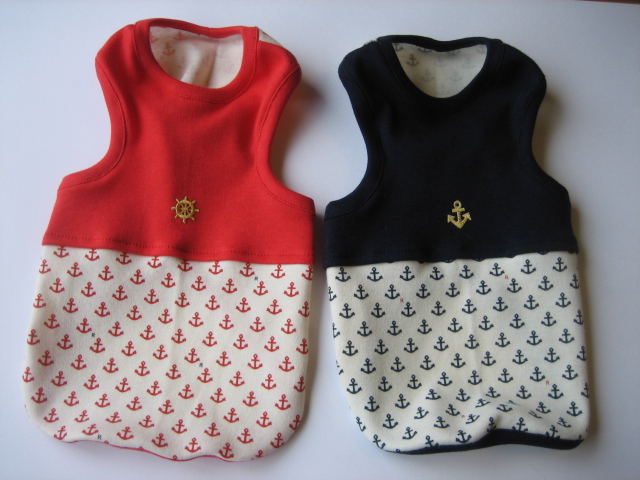 イカリタンク　Navy & Red