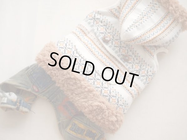 画像3: フォークロアザックジャガード＆ボアコート (3)