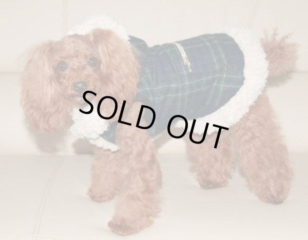 画像4: Wガーゼタータンチェック＆ボアコート (4)