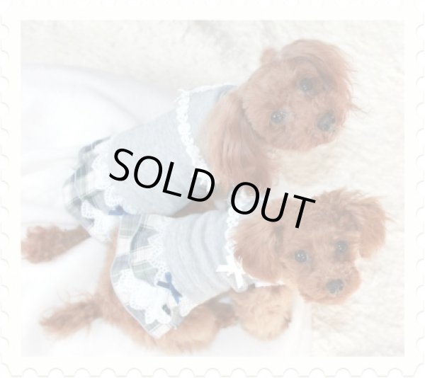 画像2: グレー＆BWセーラーカラーワンピ (2)