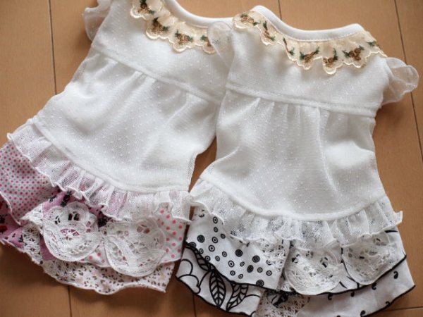 画像3: レース＆パッチワーク柄ワンピ　 (3)