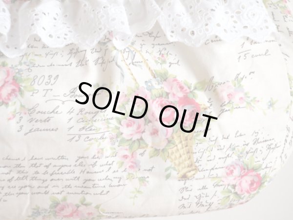 画像2: キャリーバッグ フラワーバスケット (2)