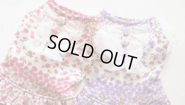 画像2: エレガントフラワー接結裏POTIワンピ (2)