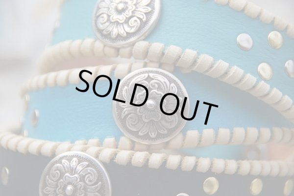 画像2: [pupplanet]　ハピス　　レザー首輪、リード　 (2)