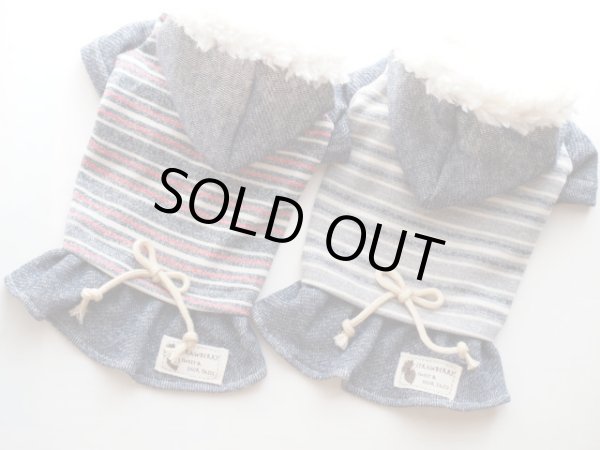 画像2: 杢ボーダー　ワンピ　(トリコロール） (2)