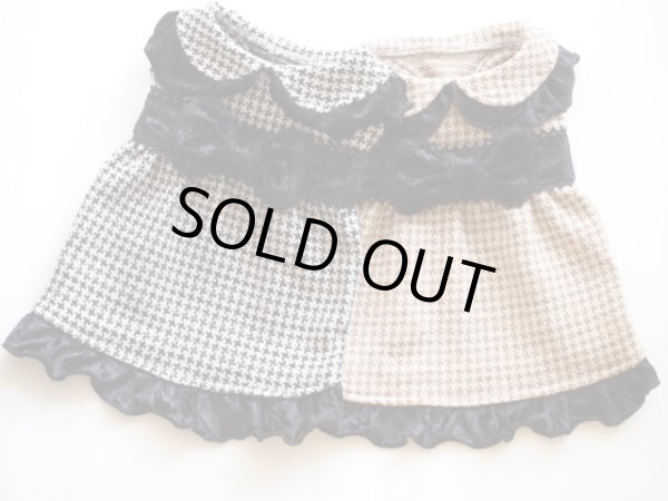 画像2: ウールラメジャガードワンピ (2)