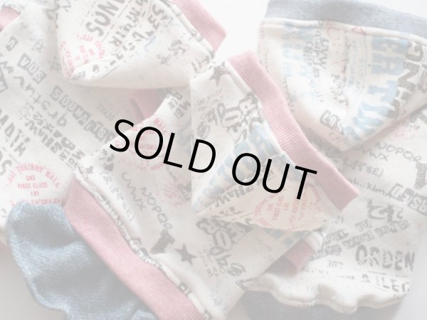 画像2: グラフィック柄ワンピ、パーカー　ブラックxレッド系 (2)