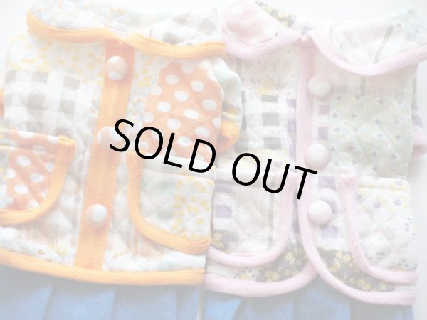 画像5: カーディガン風キルトニット＆デニムワンピ (5)