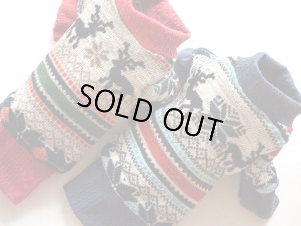 画像2: フォークロアジャガードニット＆アランニットスウェット (2)