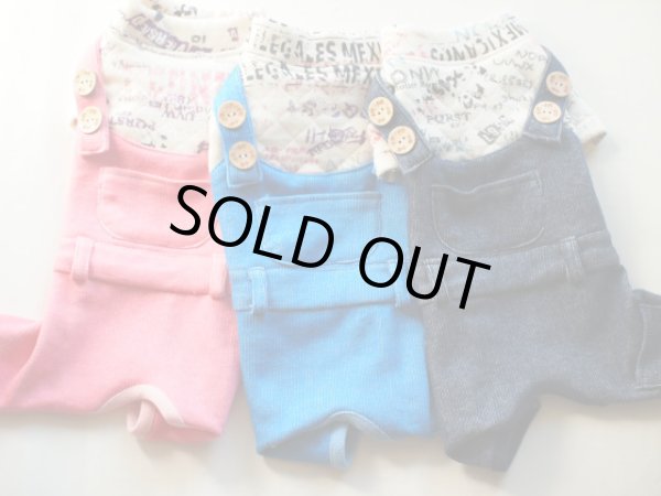 画像3: グラフィック＆カラーデニムオールインワン (3)