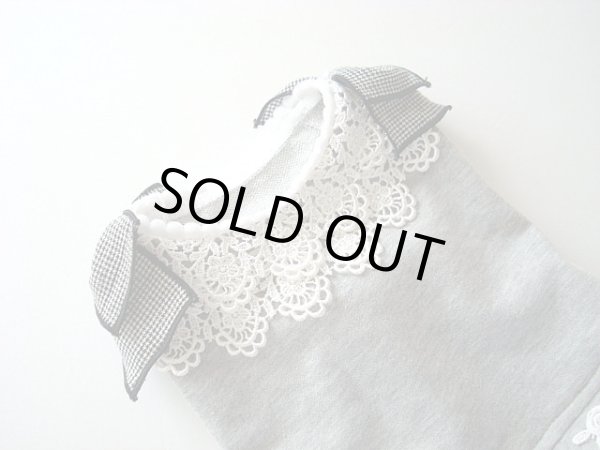 画像3: グレーリボンワンピ (3)