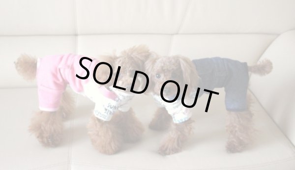 画像4: グラフィック＆カラーデニムオールインワン (4)