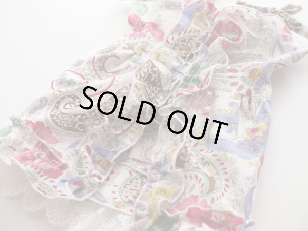 画像2: アジアンフラワーワンピ (2)