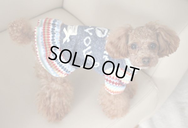 画像5: グラフィック&ボーダージャガードワンピ、オールインワン (5)