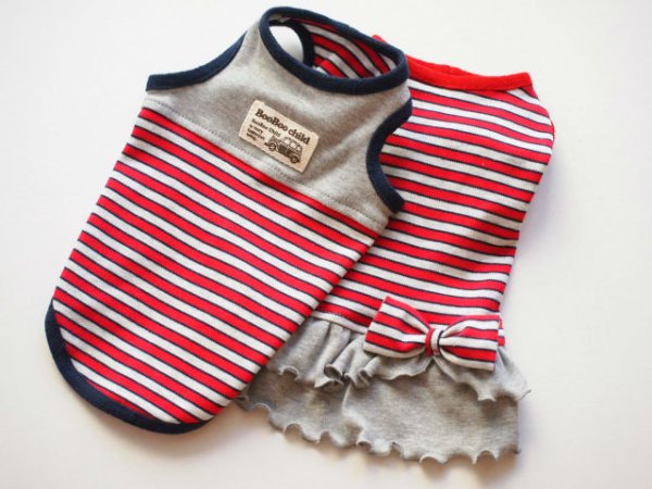 画像5: グレー＆ボーダーワンピ、タンク (5)