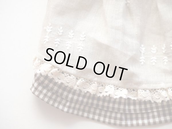 画像3: ナチュラルコットンリネンワンピ (3)