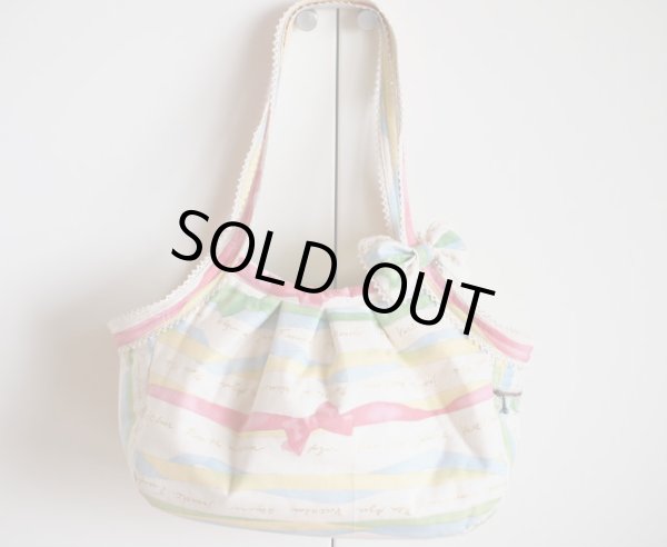 画像3: キャリーバッグ　りぼん柄 (3)