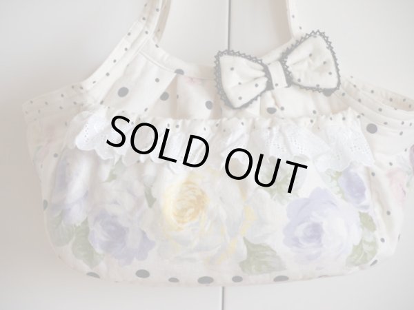 画像2: キャリーバッグ　大輪のばら (2)