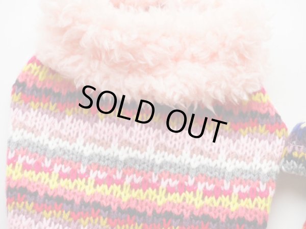 画像2: ジャガード裏起毛　Caldo Borderセーターワンピ、パーカー　 (2)