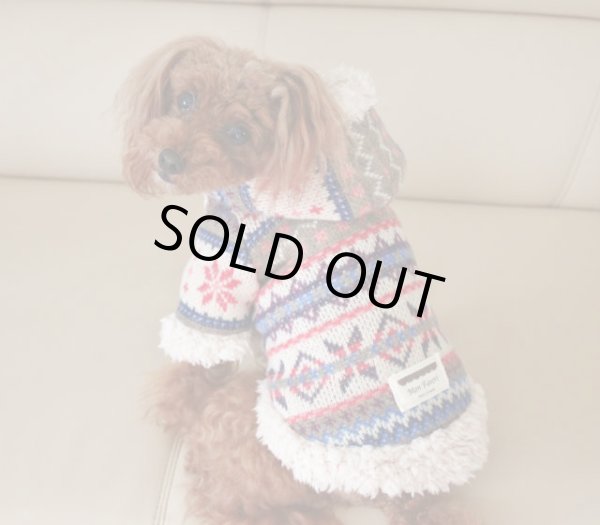 画像4: ノルディック柄ジャガードニット＆ボアコート (4)