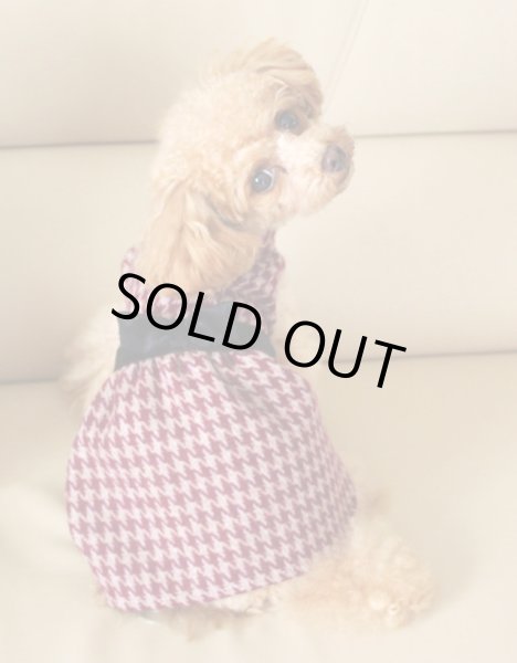 画像5: ウール　千鳥チェックワンピース (5)