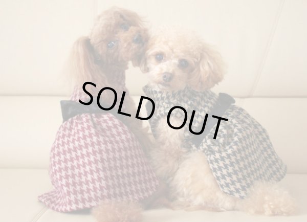 画像4: ウール　千鳥チェックワンピース (4)