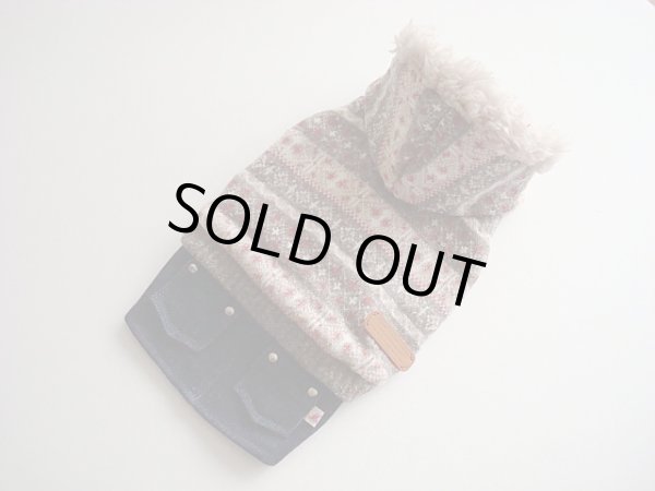 画像2: ジャガード&デニムワンピース、ジャガードパーカー (2)