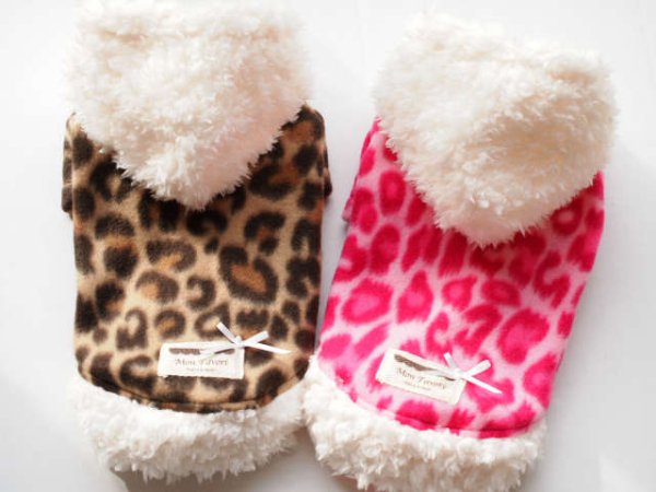 画像3: ひょう柄フリースパーカー (3)