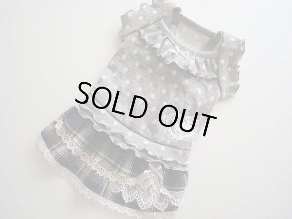 画像2: グレードット&BWキャミワンピ－ス (2)