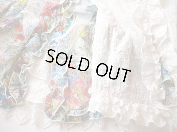 画像3: ビンテージフラワーワンピ、ホワイトワンピ (3)