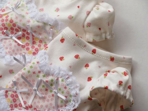 画像3: いちご＆花畑ワンピ (3)