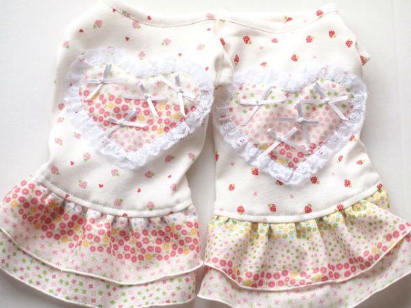 画像4: いちご＆花畑ワンピ (4)