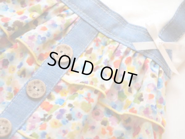 画像3: ローンフラワー＆タンガリー　オールインワン (3)