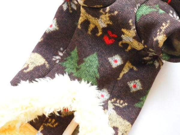 画像4: トナカイ＆ボアセーター　裏起毛 (4)