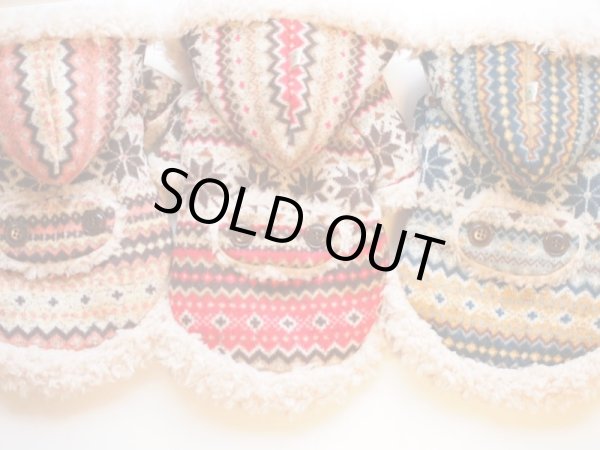 画像2: 雪の結晶ジャガード&ボアコート (2)