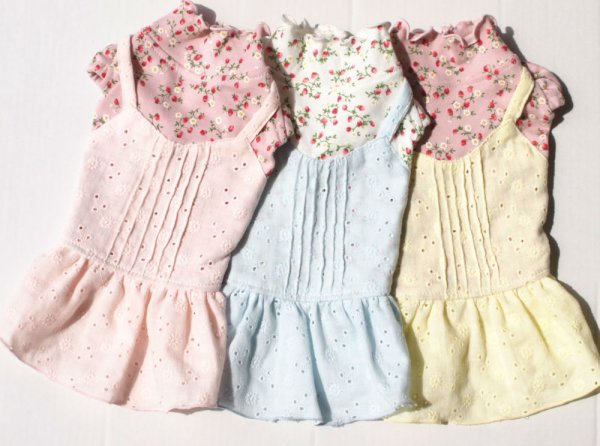 画像3: パステルコットンレースワンピース (3)