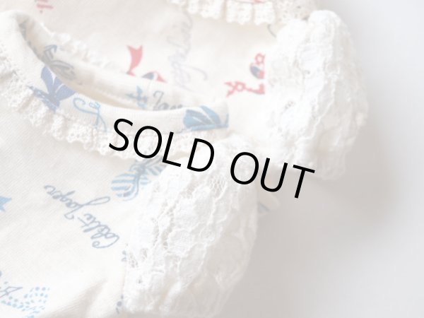 画像3: リボン＆デニムニット　オールインワン (3)