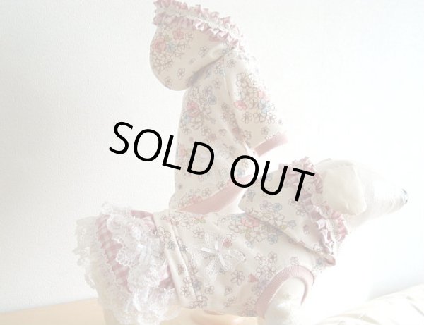 画像2: お花＆チェックワンピース、ラグランパーカー (2)