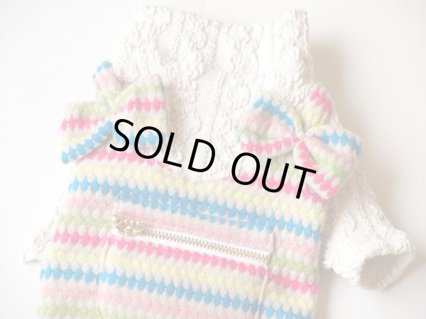 画像3: Candy POPジャガードニット　オールインワン (3)