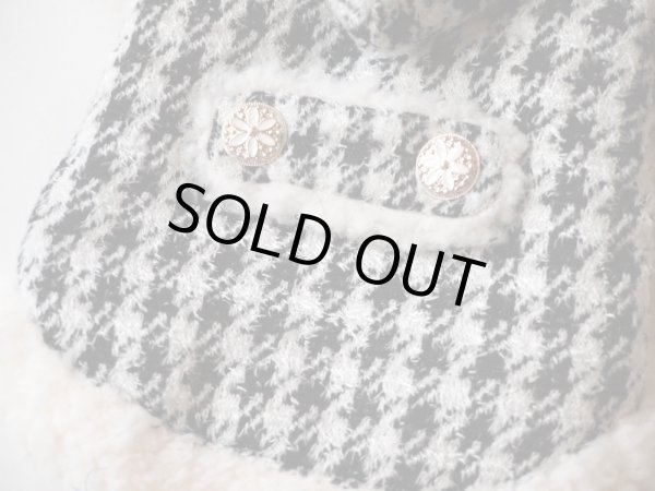 画像2: モールチェック＆ボアコート (2)