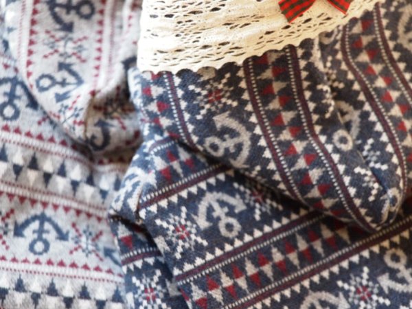 画像2: マリンジャガード＆デニムオールインワン (2)