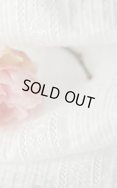 画像5: （数量限定）ピンタックコットンレースワンピース (5)