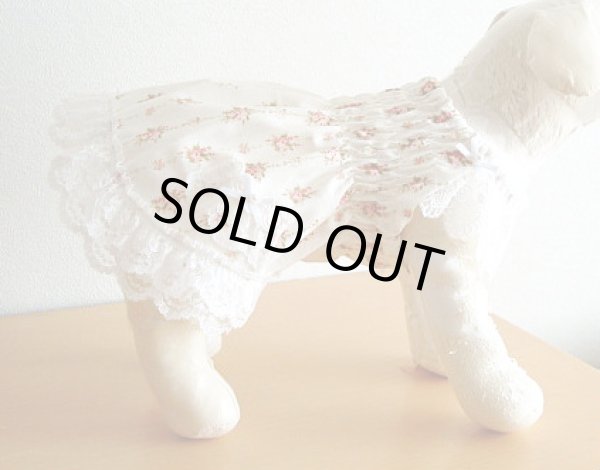 画像2: 小花シャーリングワンピース (2)