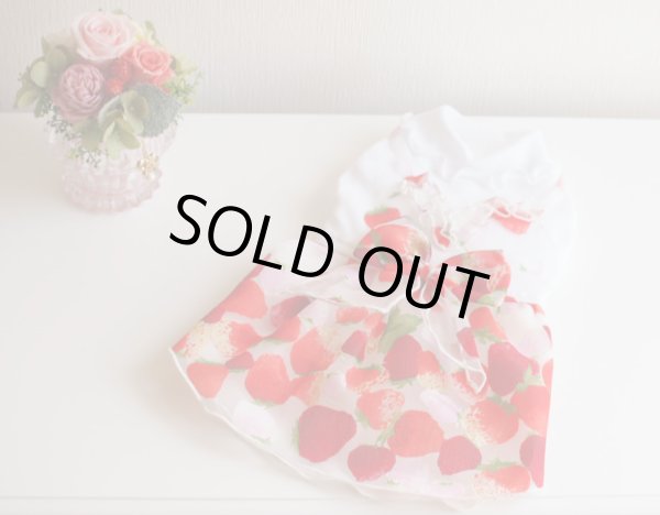 画像2: いちごオーガンジーワンピース (2)