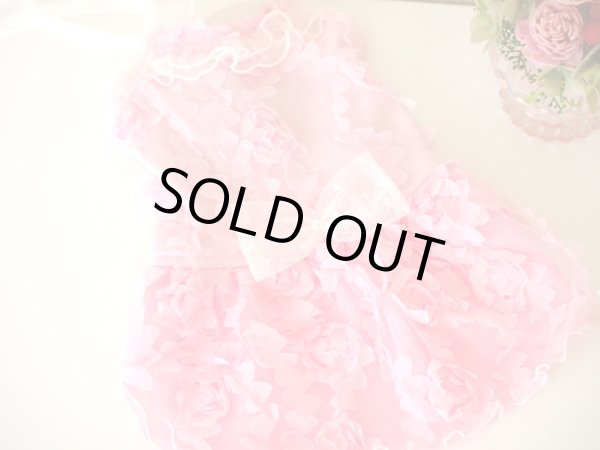 画像2: 薔薇チュールレースワンピース (2)