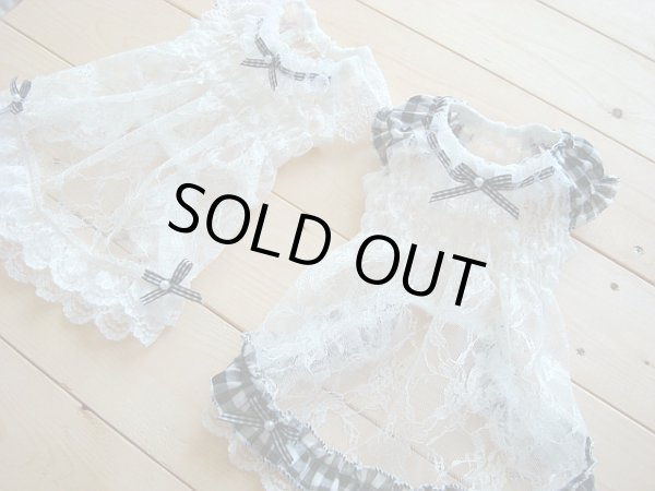 画像2: チュールレースワンピース (2)