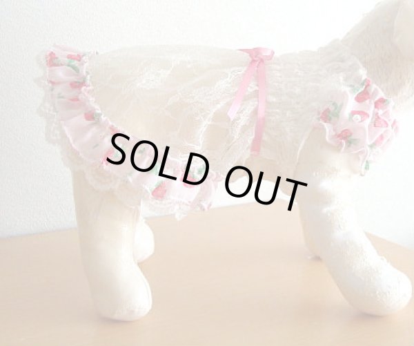 画像3: レースシャーリング＆いちごワンピース (3)