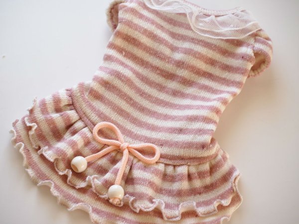 画像2: ジャズネップボーダーワンピース (2)